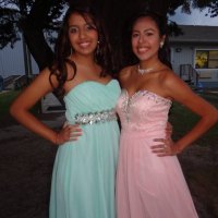 Sophomore girls Lupita Martinez and Iris Trejo