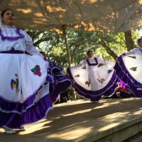 Ballet Folklorico de Ocracoke; these are the costumes from Aguascalientes.