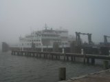 Fog kept the ferries from running on March 4, 2015. It happens.