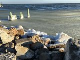 Ice on Pamlico Sound