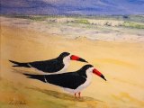"Black Skimmers" by Letitia Lussier will be at the 2019 auction.