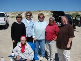 Betty Salem with her fishing team in 2010. (l-r) Daughter Joyce O'Neal, Ruth Toth, Sue Pentz, Mary Dean and Leslie Lanier.