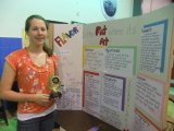 Josie Winstead won 1st place in the Middle School competition.