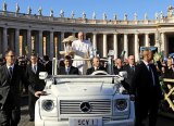 The "Popemobile." It's cooler than your golf cart.