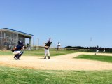 A beautiful day for a game at Ocracoke Community Park