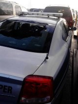 Troopers left the island as planned after their patrol cars were vandalized early Saturday morning.