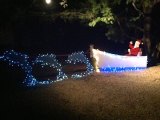 Santa's excited for the boat parade!