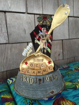 The 2015 Golden Clammy! The winner in the Traditional Category of Clam Chowder will take this beauty home!