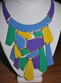 Necklace by artist Megan L.A. donated by Negozio.