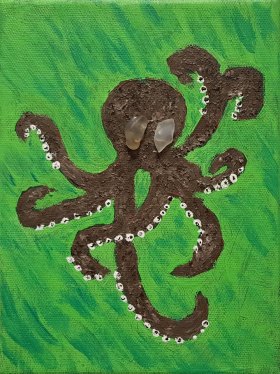 Green Octopus by Barry Collier