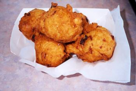 Clam Fritters.