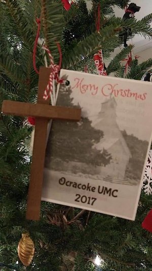 This one's hanging on the Christmas tree of a former OUMC pastor.