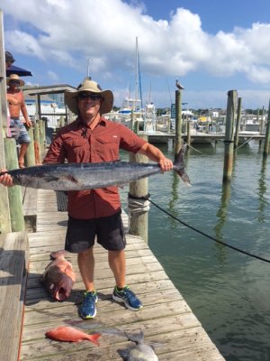 Vincent Gurnari went fishing along with Jason Duchesneau and they caught wahoo, sailfish, grouper, vermillion snapper, silver snapper, and trigger.