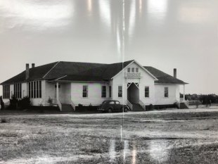 The original Ocracoke School, built in 1917, sat in the same location and was demolished to build the current main school building in the 70's.