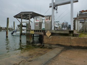 The pumps at the Anchorage docks