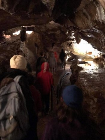Deep into Linville Caverns