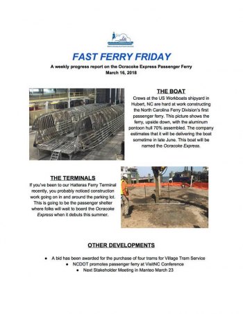 Updates From Ferry Division Meeting