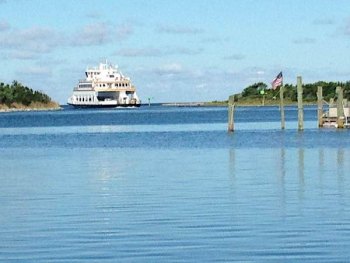 Last ferry leaving Ocracoke on Wednesday morning