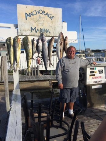 Sam Myers from Wrightsville Beach with his catch from the Drum Stick