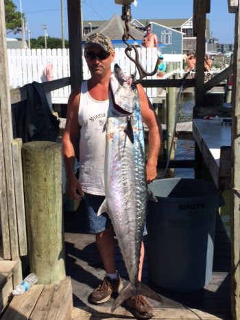 John Wright and his 43.5lb citation king mackerel 
