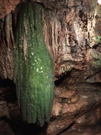The famous "Pickle" in the caverns