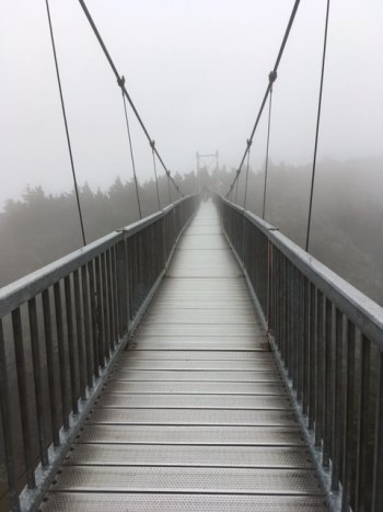 The Mile High Swing Bridge at the top of Grandfather Mountain