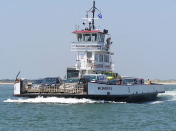 Ferry Roanoke Returns to Hatteras After Saturday Grounding