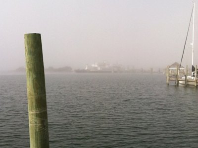 One of our many recent foggy days because we all love photos of Ocracoke. 