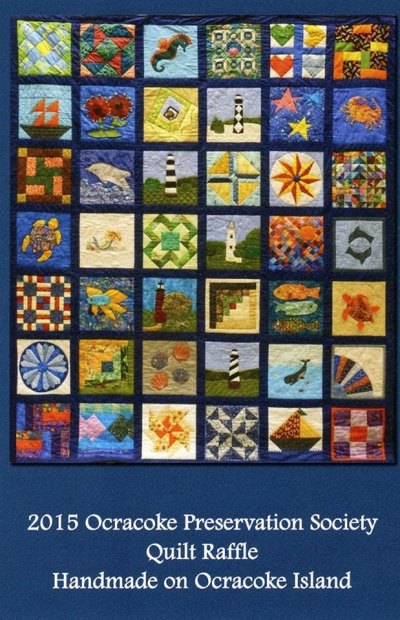 And don't forget....Quilt Raffle tickets are still available for this beautiful handmade quilt! Just $1 or 6 for $5. Come see it in person at the Museum (or get tix online at ocracokepreservation.org) Drawing will be held December 8th. 