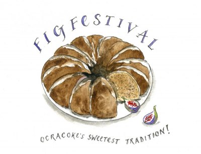 New for 2018! Fig Festival tees with artwork by Manda Holden.