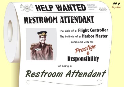 Help Wanted: Bathroom Monitor for Public Restrooms