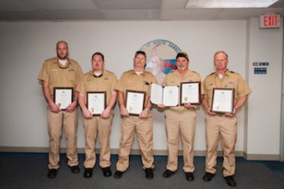 NC Ferry Crew Receives Meritorious Service Award From Coast Guard