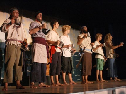 Pirates of the 2016 cast of A Tale of Blackbeard