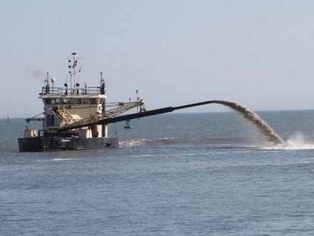 Sidecast dredge boats are often a band aid before the pipeline dredges arrive.
