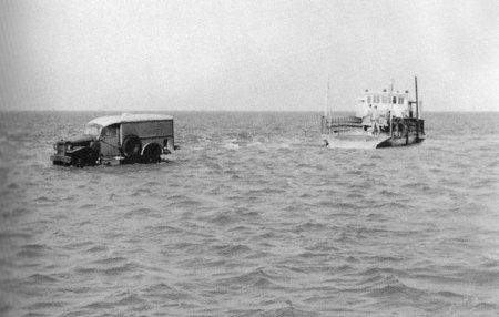 Frazier Peele's ferry, ca. 1953