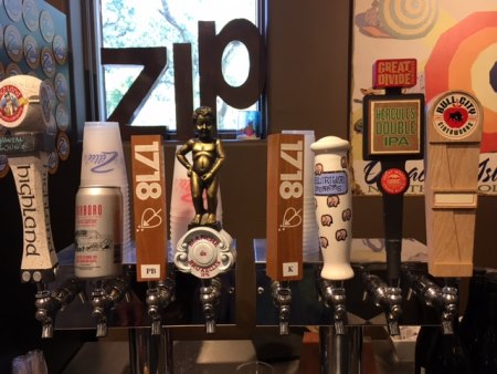 Two 1718 beers on tap @ Zillie's! 