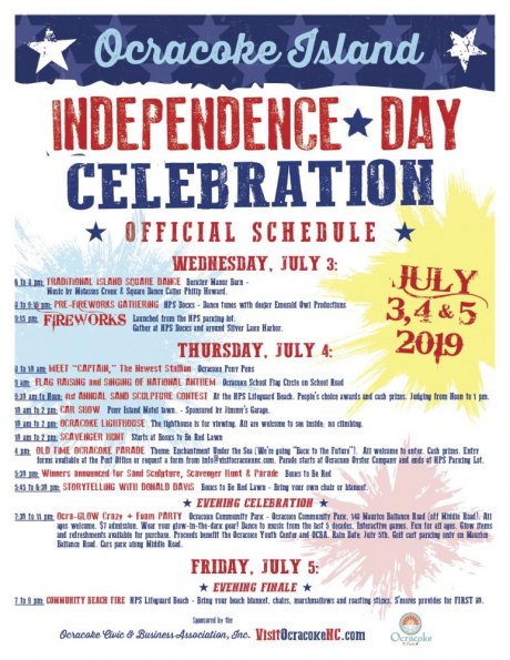 Independence Day Events July 3,4,5
