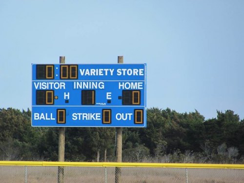 Thanks for the scoreboard, Variety Store!