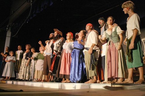 The cast of "A Tale of Blackbeard" invites you aboard! Arrgh!