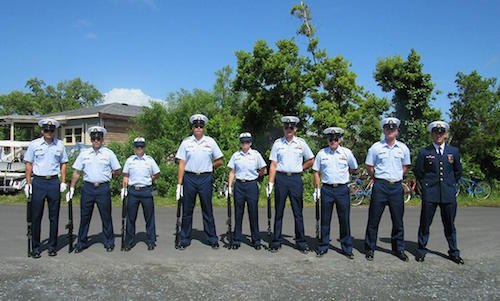 USCG Honor Guard from Station Hatteras