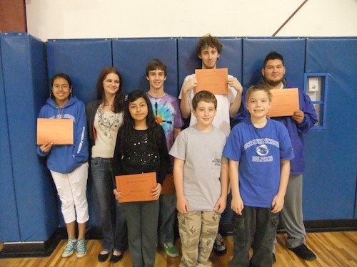These students were commended for their efforts and academic improvement, earning the honor being on the Principal's List.