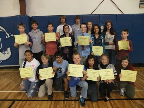These students earned all A's on their report cards.