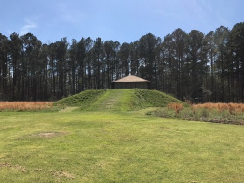 The mound at Town Creek Indian Mound