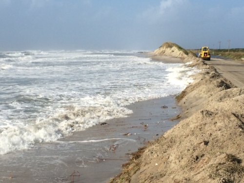 Breach on Hwy. 12 north of the Pony Pens