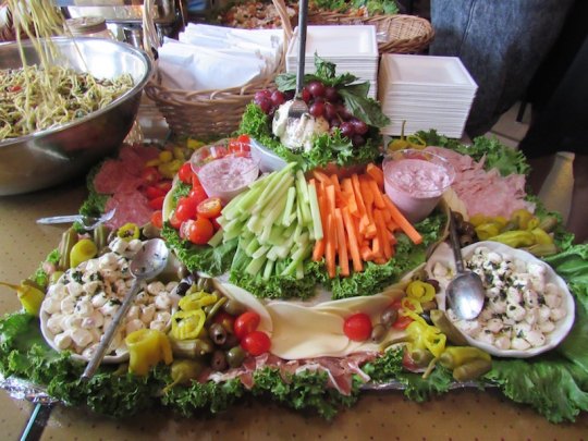 A party-sized version of the antipasto platter