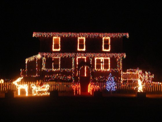 The former Beach House B and B. Now that Warren and Carol have retired, will they still do Christmas lights? They're always an island favorite. They even got their picture in Our State magazine!
