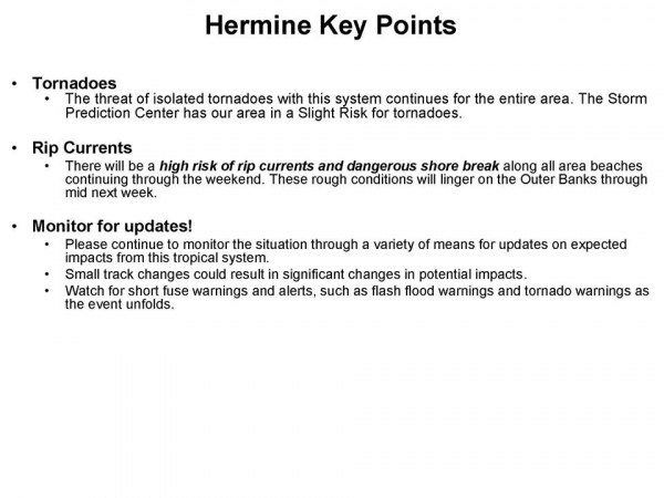 TS Hermine Update